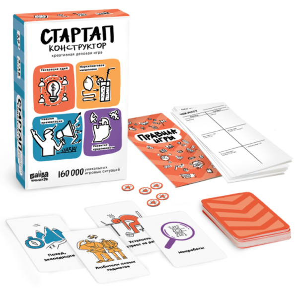 Авторская деловая игра Стартап⁠-⁠конструктор [Банда умников]