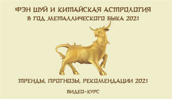 Фэн шуй и китайская астрология в год металлического быка 2021 (Юрий Сбитнев)