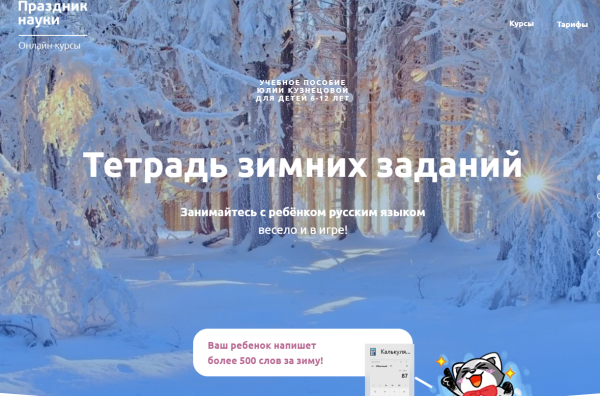 Тетрадь зимних заданий. Тариф Зимний (Юлия Кузнецова)